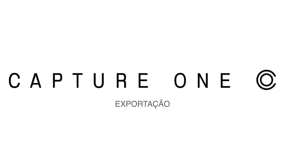 Capture One: Exportação